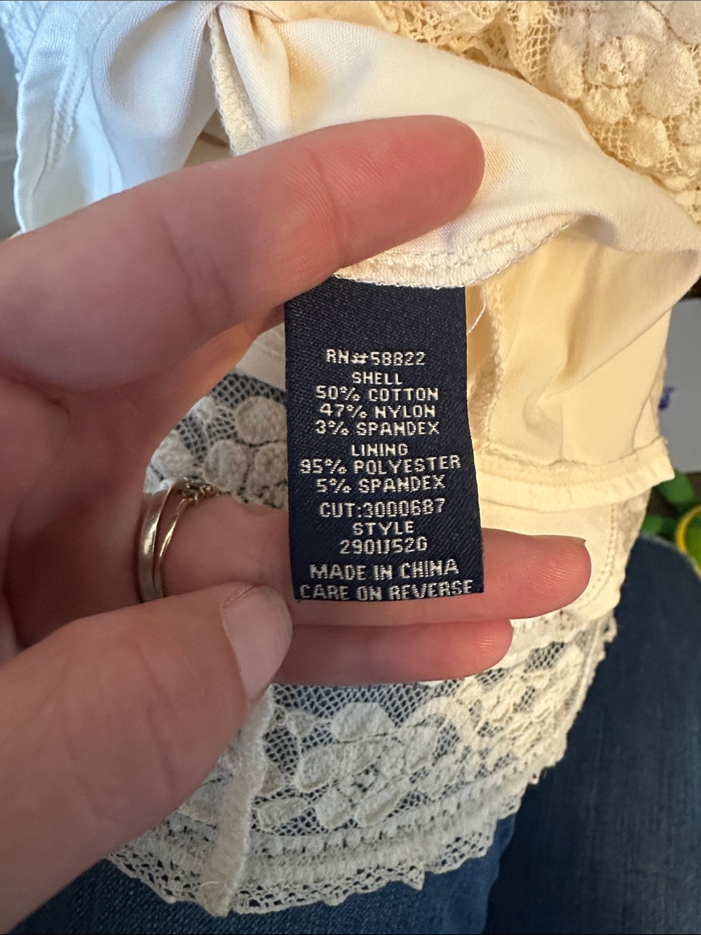 Max Edition Cream Crochet Maxi Dress - Picture 4 of 5